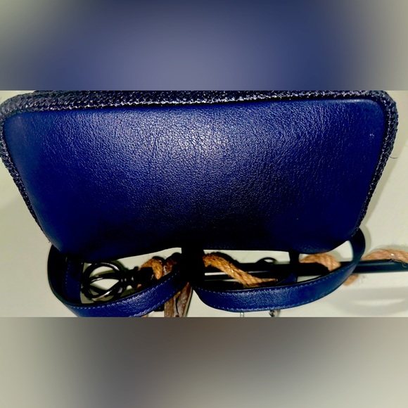 Blue backpack handbag, Lauren Conrad. Like new. - Picture 3 of 15